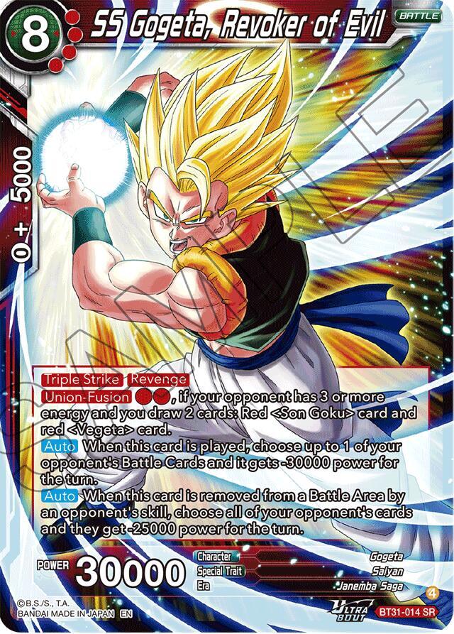 SS Gogeta, Revoker of Evil BT31-014 card from Impact Beyond Dimensions