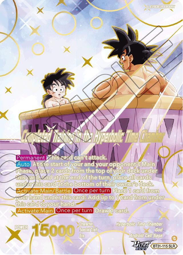 Training in the Hyperbolic Time Chamber // Completed Training in the Hyperbolic Time Chamber (SLR) BT31-115 card from Impact Beyond Dimensions