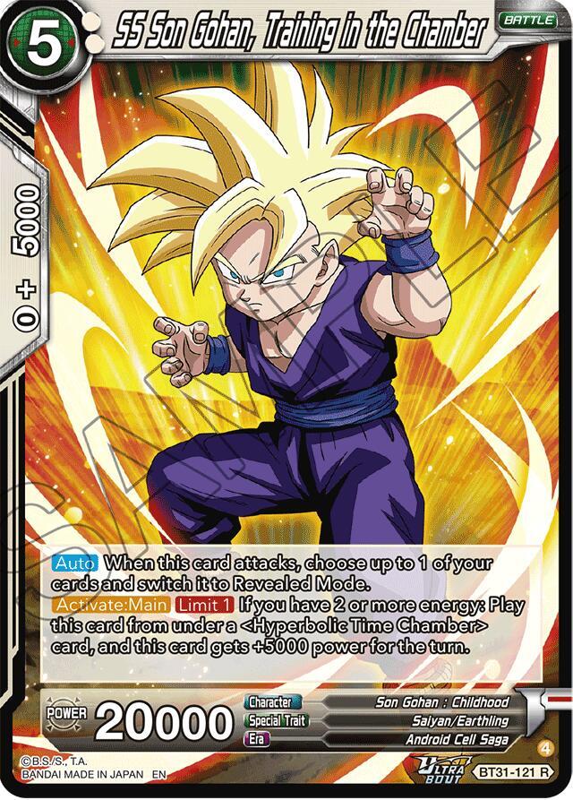 SS Son Gohan, Training in the Chamber BT31-121 card from Impact Beyond Dimensions