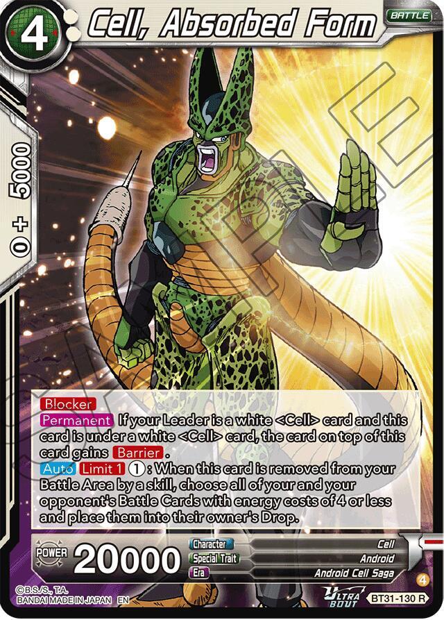 Cell, Absorbed Form BT31-130 card from Impact Beyond Dimensions