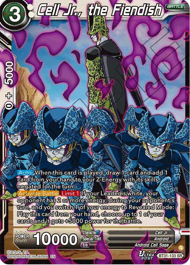 Cell Jr., the Fiendish BT31-133 card from Impact Beyond Dimensions