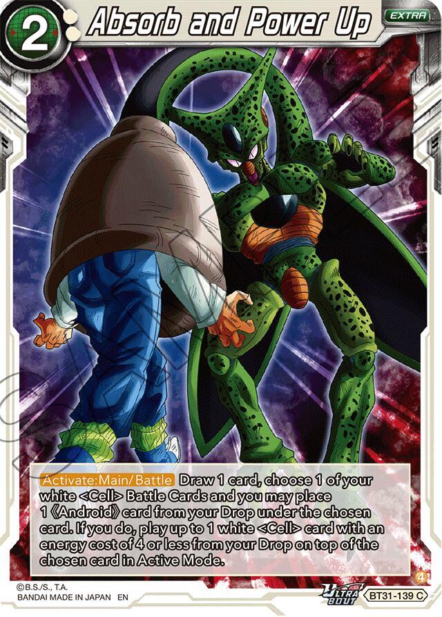 Absorb and Power Up BT31-139 card from Impact Beyond Dimensions