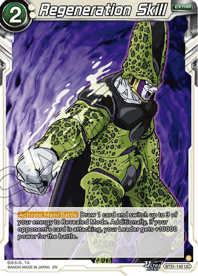 Regeneration Skill BT31-140 card from Impact Beyond Dimensions