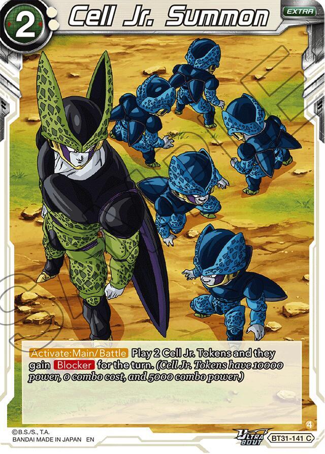 Cell Jr. Summon BT31-141 card from Impact Beyond Dimensions