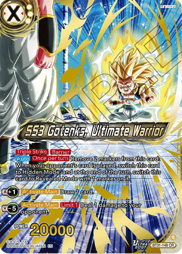 SS3 Gotenks, Ultimate Warrior BT31-148 card from Impact Beyond Dimensions