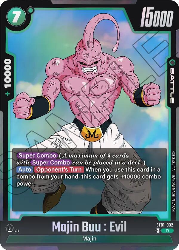 Majin Buu : Evil ST01-032 card from Story Booster 01