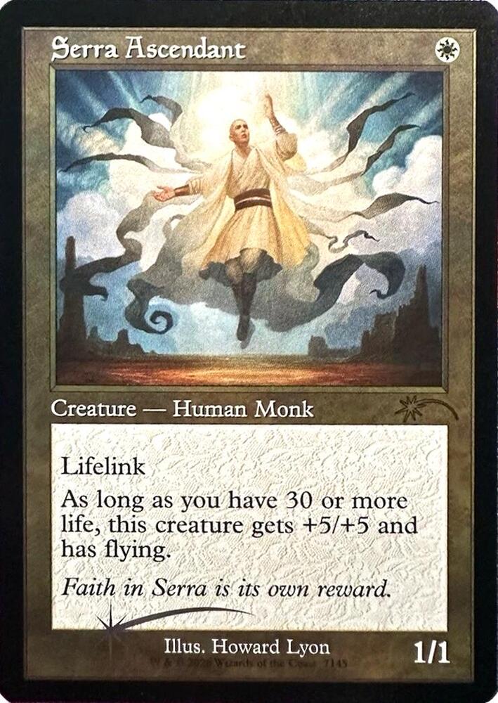Serra Ascendant (Retro Frame) 7145 card from Secret Lair Drop Series