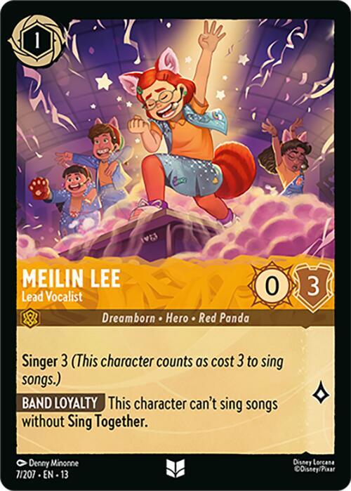Meilin Lee - Lead Vocalist 7/204 card from Attack of the Vine!