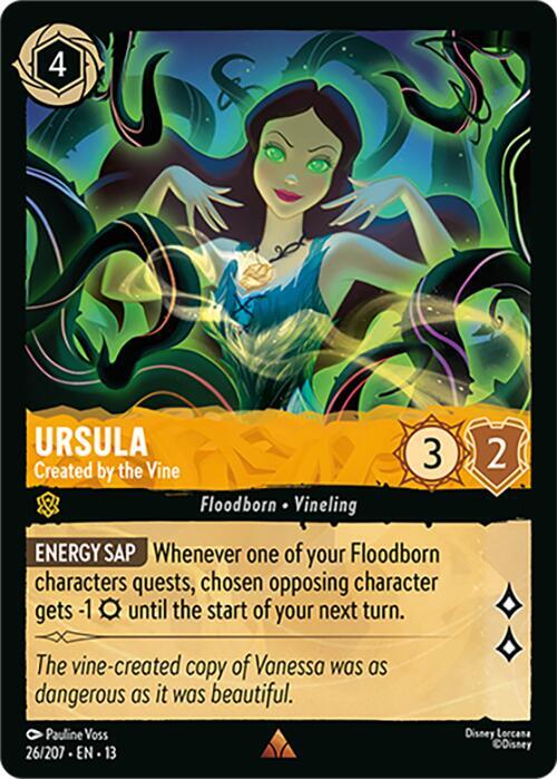 Ursula - Created by the Vine 26/204 card from Attack of the Vine!