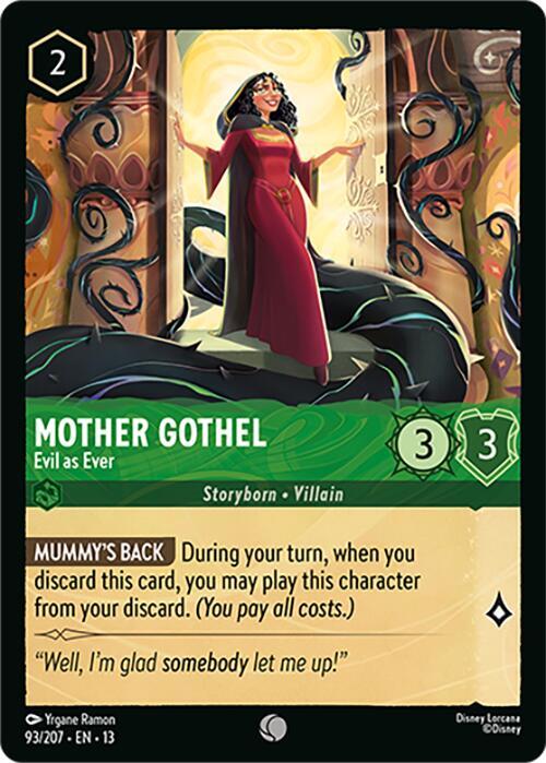Mother Gothel - Evil as Ever 93/204 card from Attack of the Vine!