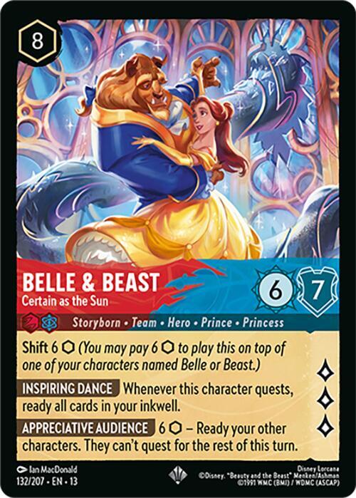 Belle & Beast - Certain as the Sun 132/204 card from Attack of the Vine!
