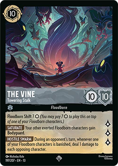 The Vine - Towering Stalk 197/204 card from Attack of the Vine!