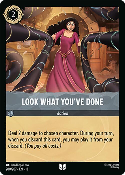 Look What You've Done 200/204 card from Attack of the Vine!