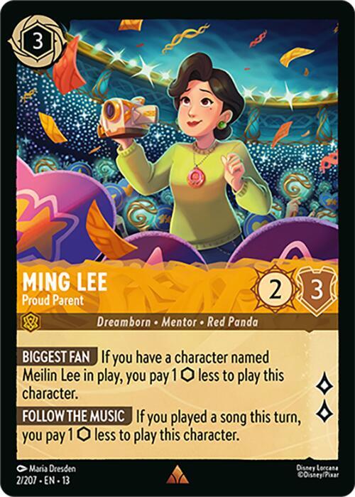 Ming Lee - Proud Parent 2/204 card from Attack of the Vine!