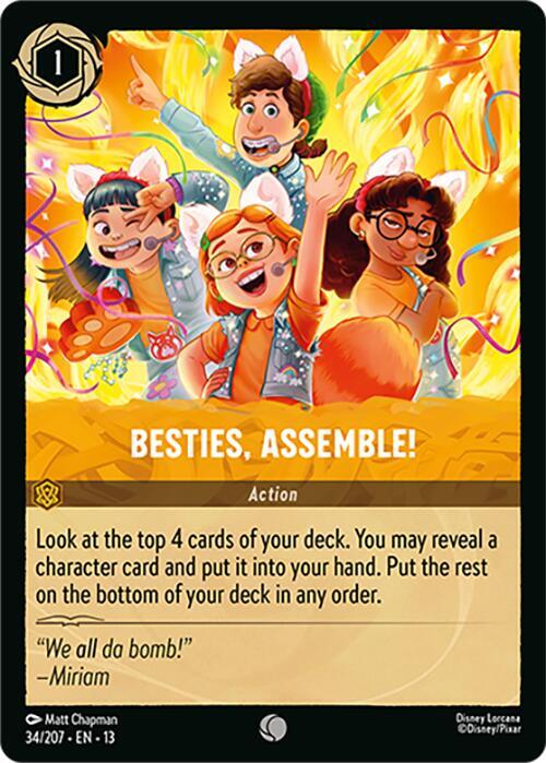 Besties, Assemble! 34/204 card from Attack of the Vine!