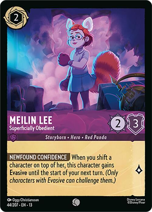 Meilin Lee - Superficially Obedient 44/204 card from Attack of the Vine!