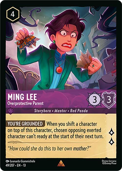 Ming Lee - Overprotective Parent 49/204 card from Attack of the Vine!
