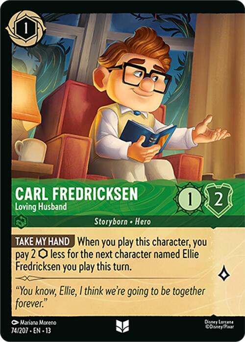 Carl Fredricksen - Loving Husband (Foil) 74/204 card from Attack of the Vine!