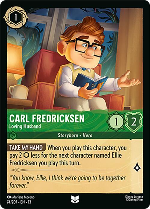 Carl Fredricksen - Loving Husband 74/204 card from Attack of the Vine!