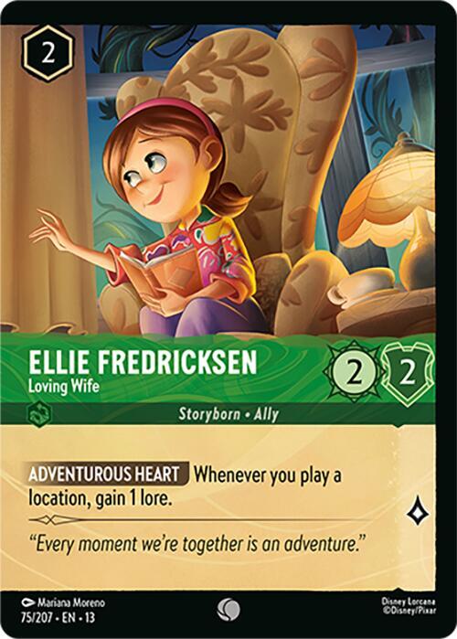 Ellie Fredricksen - Loving Wife (Foil) 75/204 card from Attack of the Vine!