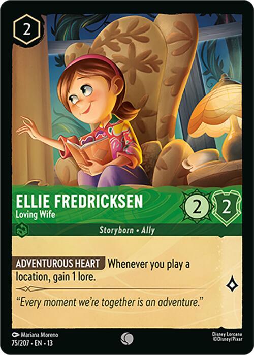 Ellie Fredricksen - Loving Wife 75/204 card from Attack of the Vine!