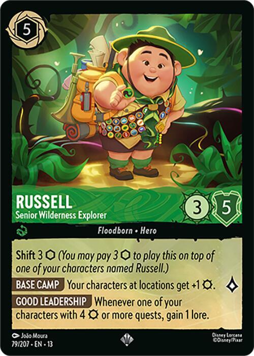 Russell - Senior Wilderness Explorer 79/204 card from Attack of the Vine!