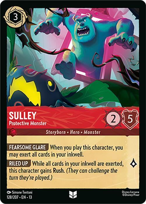 Sulley - Protective Monster 128/204 card from Attack of the Vine!