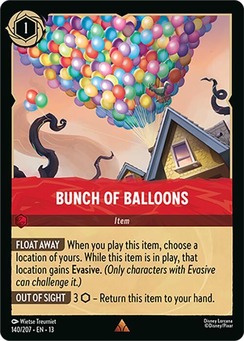 Bunch of Balloons 140/204 card from Attack of the Vine!