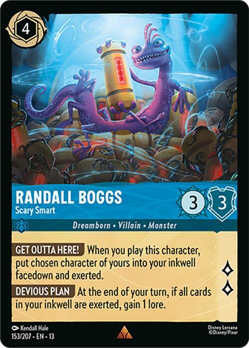 Randall Boggs - Scary Smart 153/204 card from Attack of the Vine!