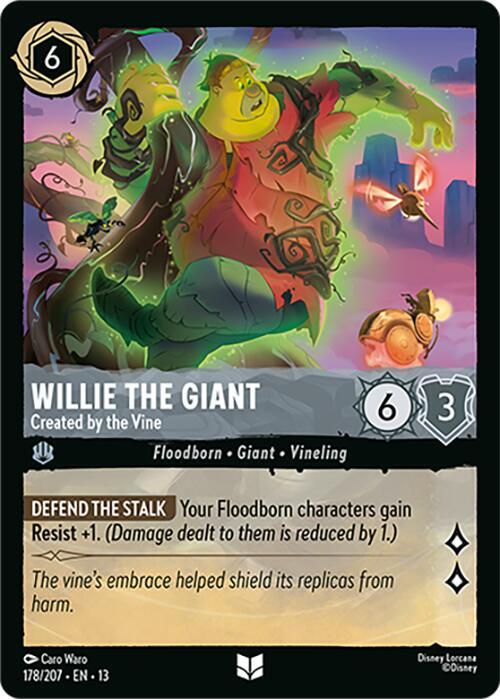 Willie the Giant - Created by the Vine 178/204 card from Attack of the Vine!