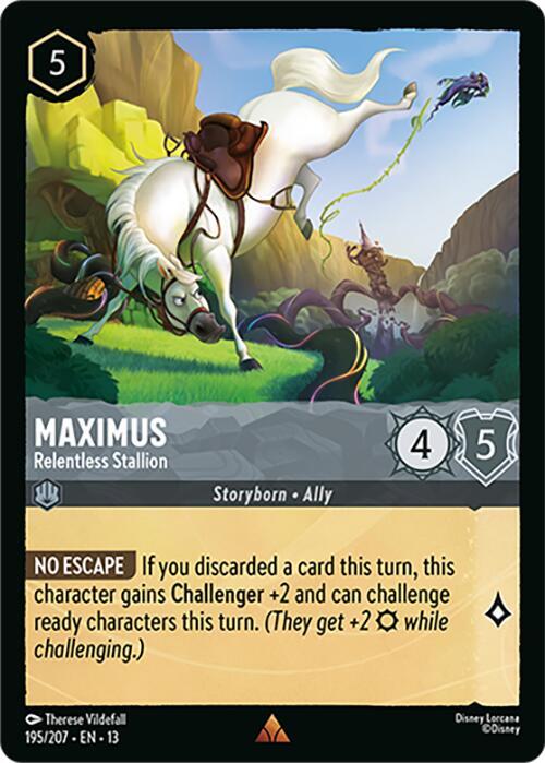 Maximus - Relentless Stallion 195/204 card from Attack of the Vine!