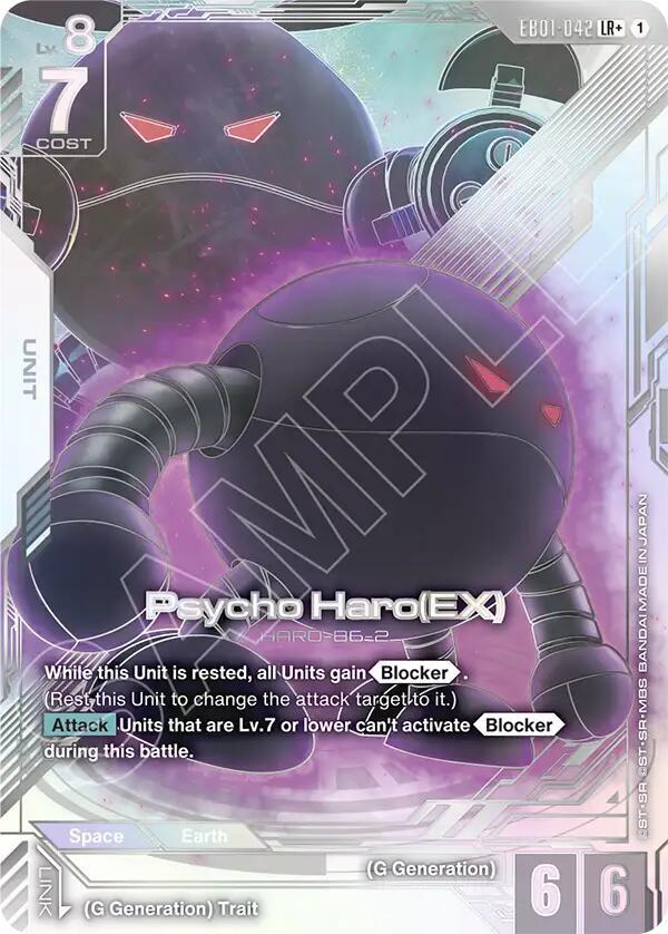Psycho Haro (EX) (LR+) EB01-042 card from Eternal Nexus