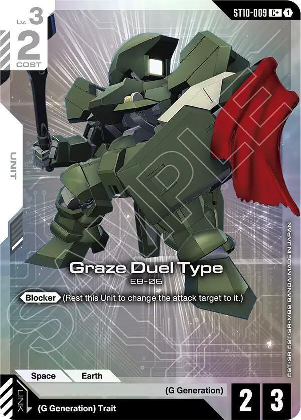 Graze Duel Type (C+) ST10-009 card from Starter Deck 10: Generation Pulse