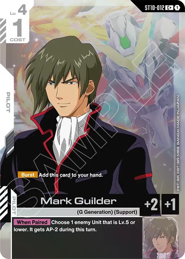 Mark Guilder (C+) ST10-012 card from Starter Deck 10: Generation Pulse