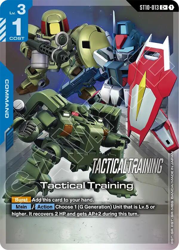 Tactical Training (C+) ST10-013 card from Starter Deck 10: Generation Pulse