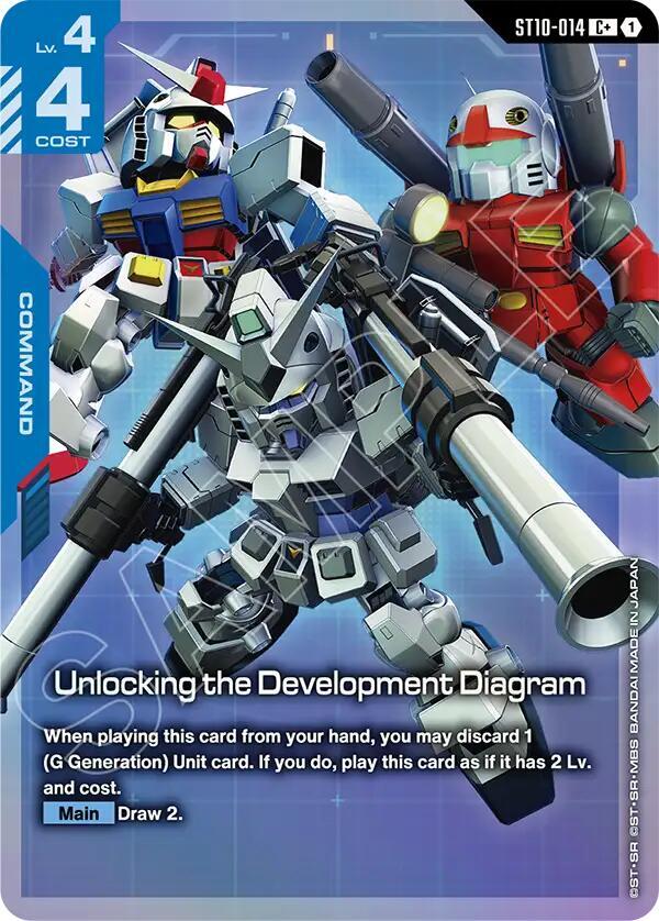 Unlocking the Development Diagram (C+) ST10-014 card from Starter Deck 10: Generation Pulse