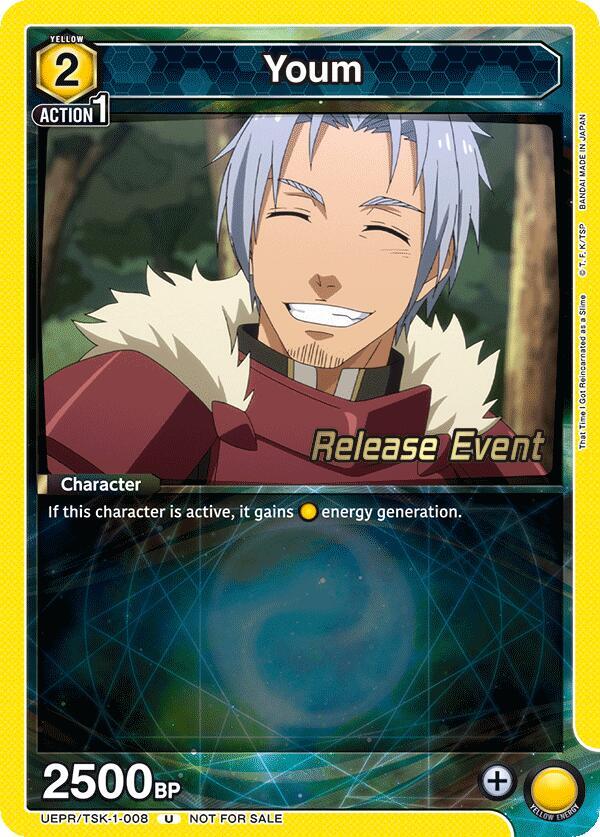 Youm UEPR/TSK-1-008 card from UE20BT: That Time I Got Reincarnated as a Slime Release Event Cards