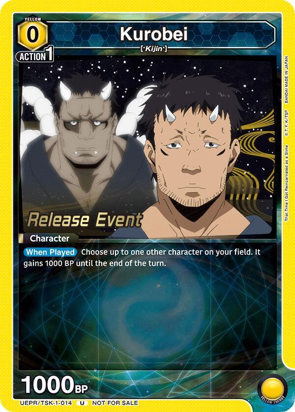 Kurobei UEPR/TSK-1-014 card from UE20BT: That Time I Got Reincarnated as a Slime Release Event Cards