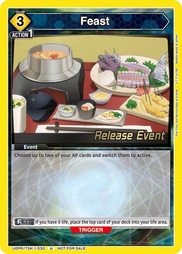 Feast UEPR/TSK-1-030 card from UE20BT: That Time I Got Reincarnated as a Slime Release Event Cards