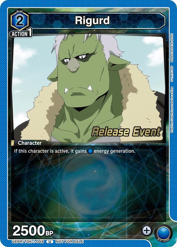 Rigurd UEPR/TSK-1-049 card from UE20BT: That Time I Got Reincarnated as a Slime Release Event Cards