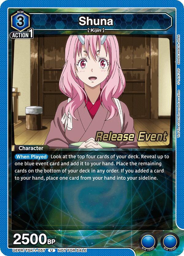 Shuna UEPR/TSK-1-057 card from UE20BT: That Time I Got Reincarnated as a Slime Release Event Cards