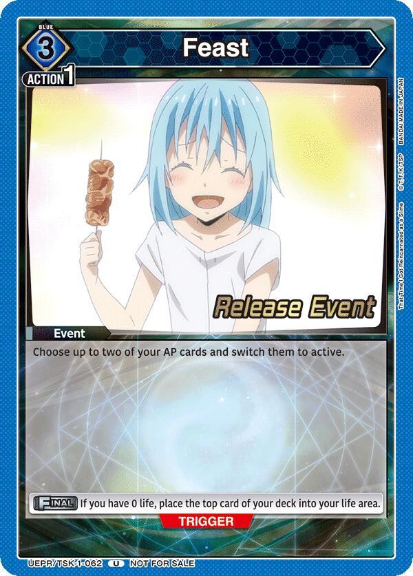 Feast UEPR/TSK-1-062 card from UE20BT: That Time I Got Reincarnated as a Slime Release Event Cards