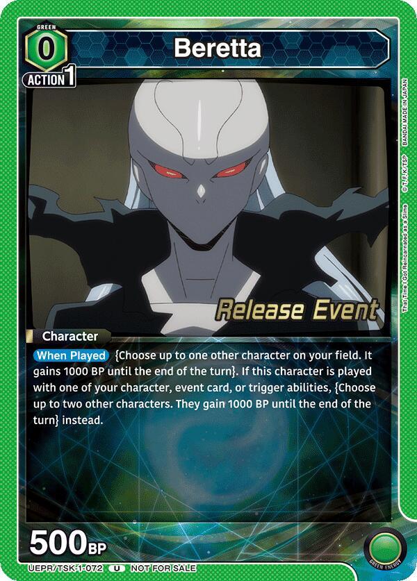 Beretta UEPR/TSK-1-072 card from UE20BT: That Time I Got Reincarnated as a Slime Release Event Cards