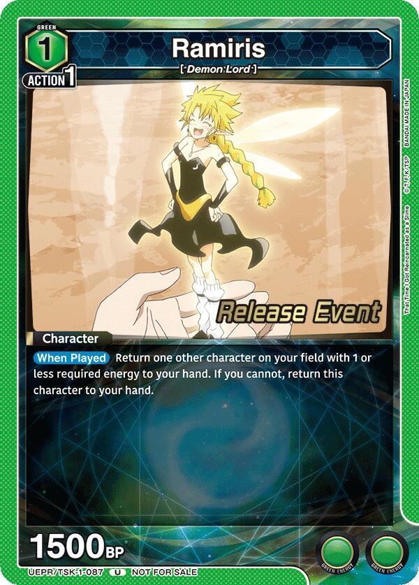 Ramiris UEPR/TSK-1-087 card from UE20BT: That Time I Got Reincarnated as a Slime Release Event Cards