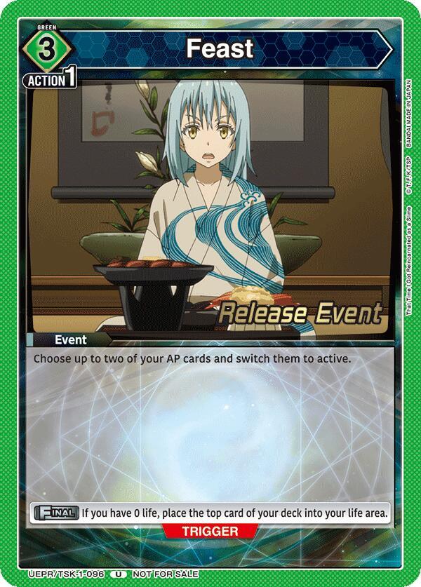 Feast UEPR/TSK-1-096 card from UE20BT: That Time I Got Reincarnated as a Slime Release Event Cards
