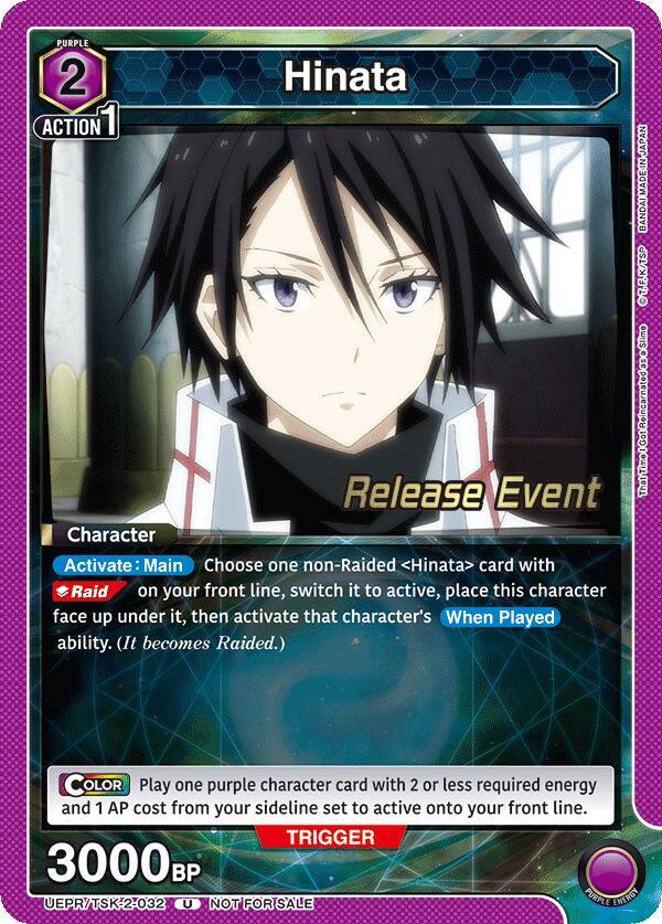 Hinata UEPR/TSK-2-032 card from UE20BT: That Time I Got Reincarnated as a Slime Release Event Cards