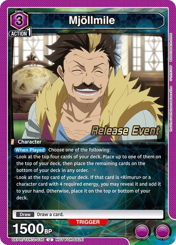 Mjollmile UEPR/TSK-2-036 card from UE20BT: That Time I Got Reincarnated as a Slime Release Event Cards