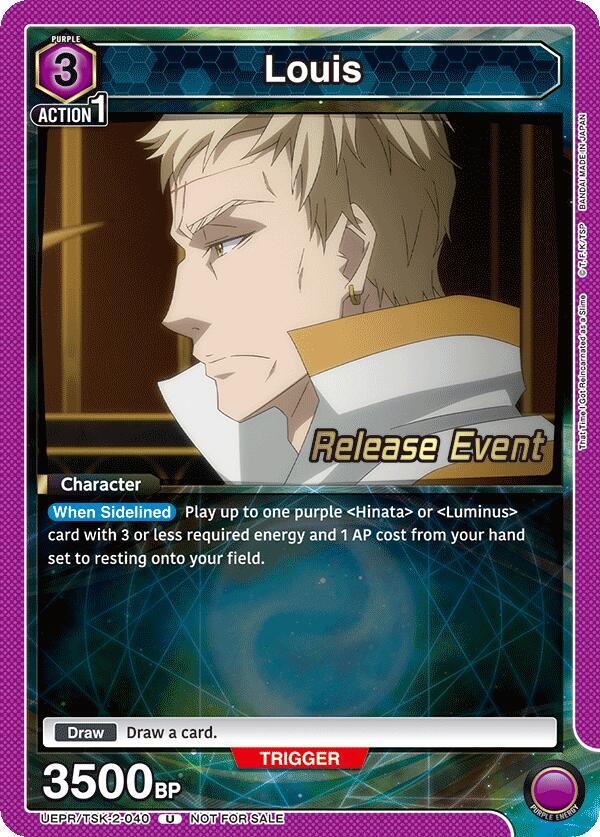 Louis UEPR/TSK-2-040 card from UE20BT: That Time I Got Reincarnated as a Slime Release Event Cards