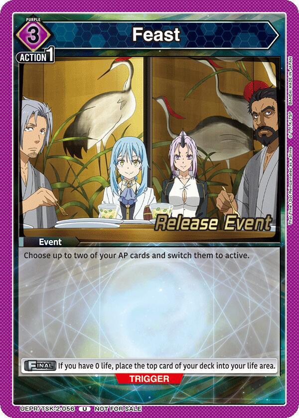 Feast UEPR/TSK-2-056 card from UE20BT: That Time I Got Reincarnated as a Slime Release Event Cards