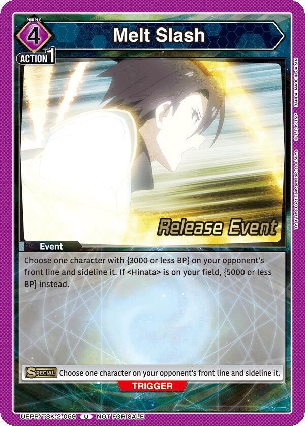 Melt Slash UEPR/TSK-2-059 card from UE20BT: That Time I Got Reincarnated as a Slime Release Event Cards